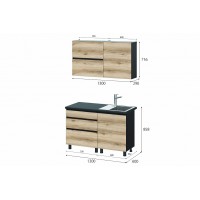 Кухня Берген 1300мм