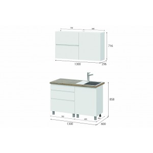 Кухня Одри 1300мм