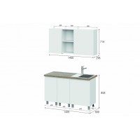 Кухня Одри 1400мм