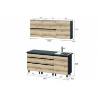 Кухня Берген 1800мм