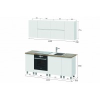 Кухня Одри 2000мм