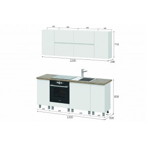 Кухня Одри 2000мм