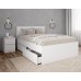 Кровать Мори1400мм с ящиками