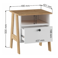 Тумба прикроватная Теодора