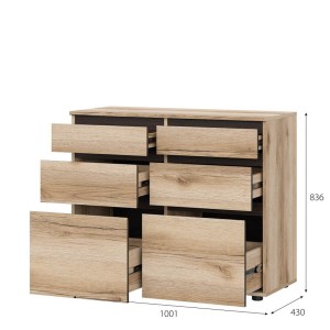 Комод Берген с ящиками